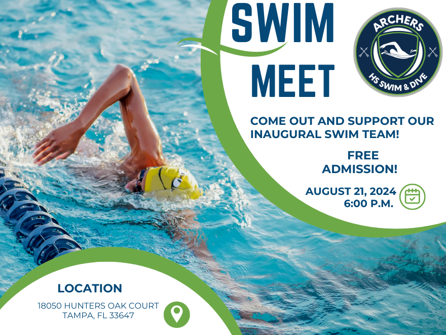 First Swim Meet – (LOCATION HAS CHANGED) August 21, 2024