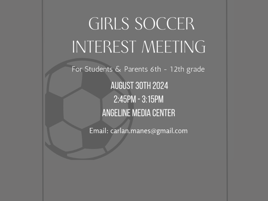 Girls Soccer Interest Meeting